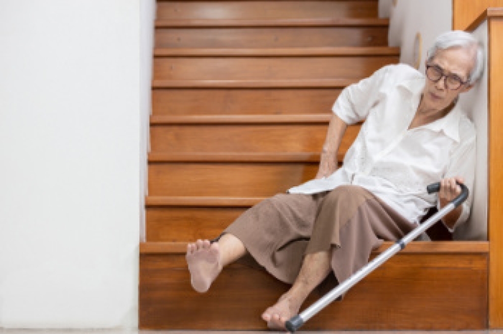 Foot Complications After Falling Down Steps